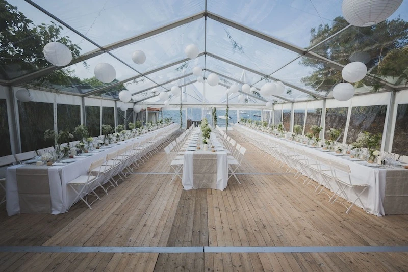 TOILES EN FÊTE - Location de tentes cristal sur Saint Paul